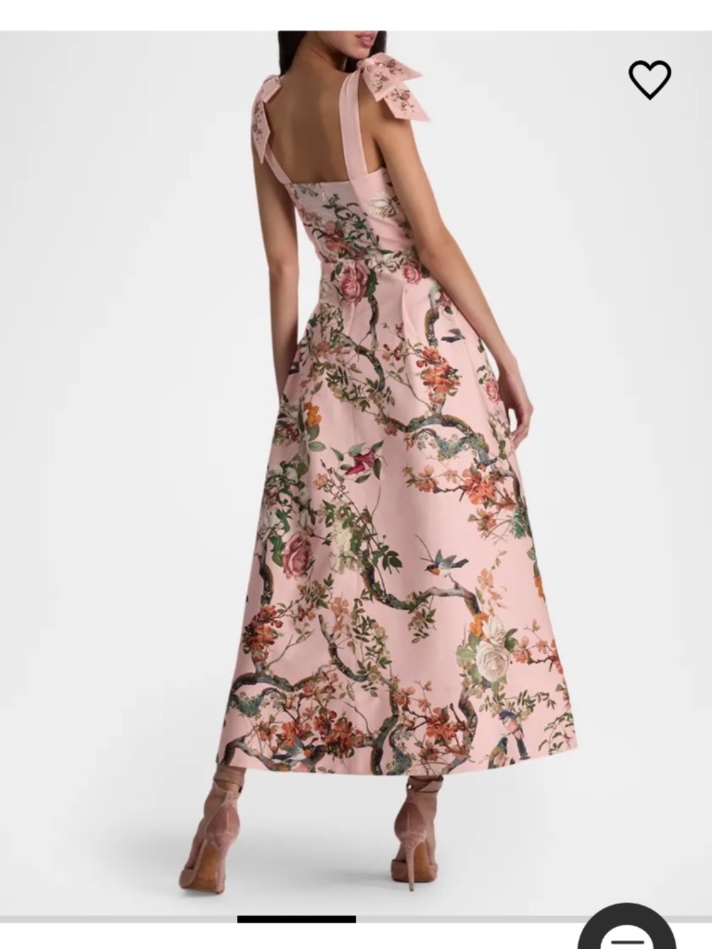 ALICE + OLIVIA Hana Floral Tie- Shoulder Maxi Dress - Picture 2 of 4